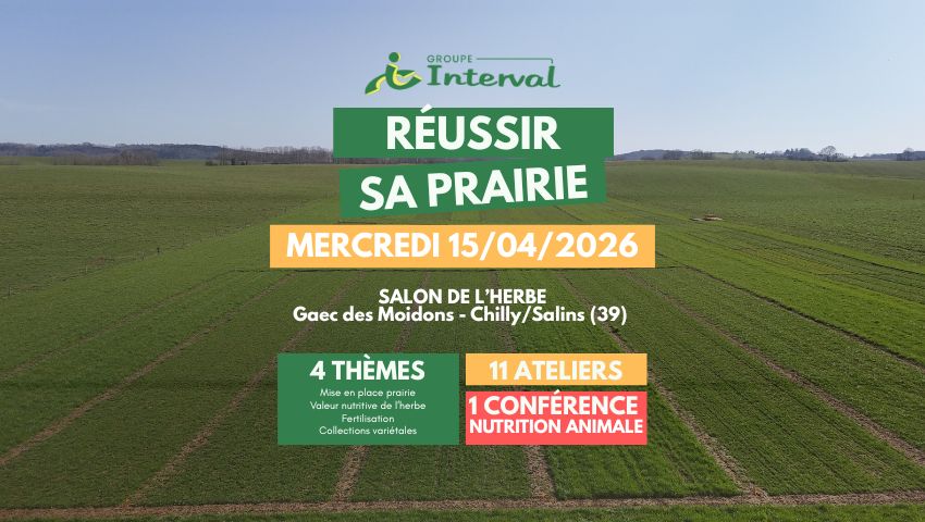 Inscription Salon de l'herbe INTERVAL à Chilly/Salins le 15/04/2026