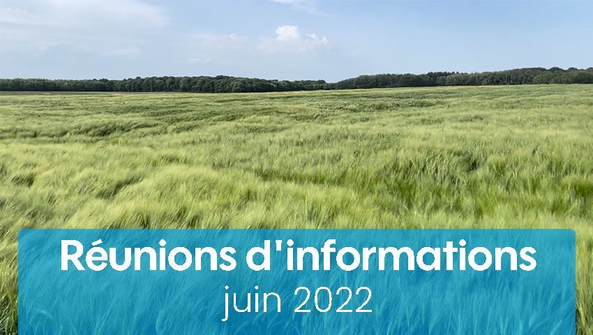Inscription réunion d'informations juin 2022